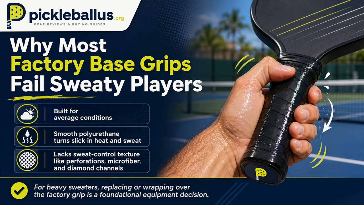 Why Most Factory Base Grips Fail Sweaty Players