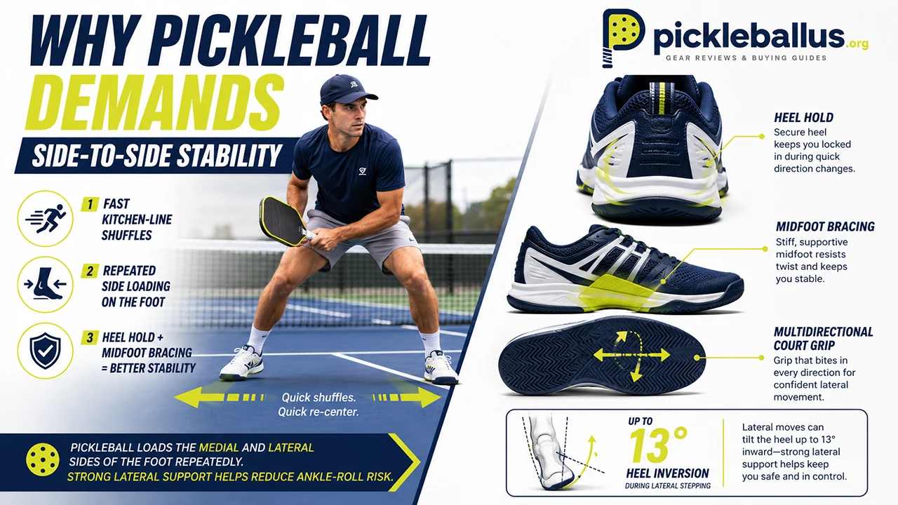 Why Pickleball Demands Side-to-Side Stability