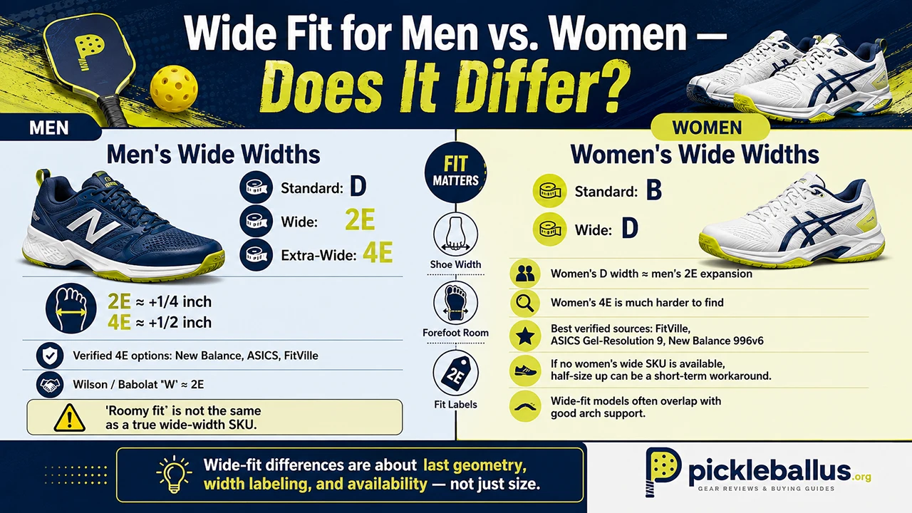 Wide Fit for Men vs. Women — Does It Differ?